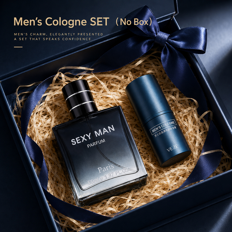 Fragrance Perfume Spray - Men’s Perfume Set 2-in-1 Spray &