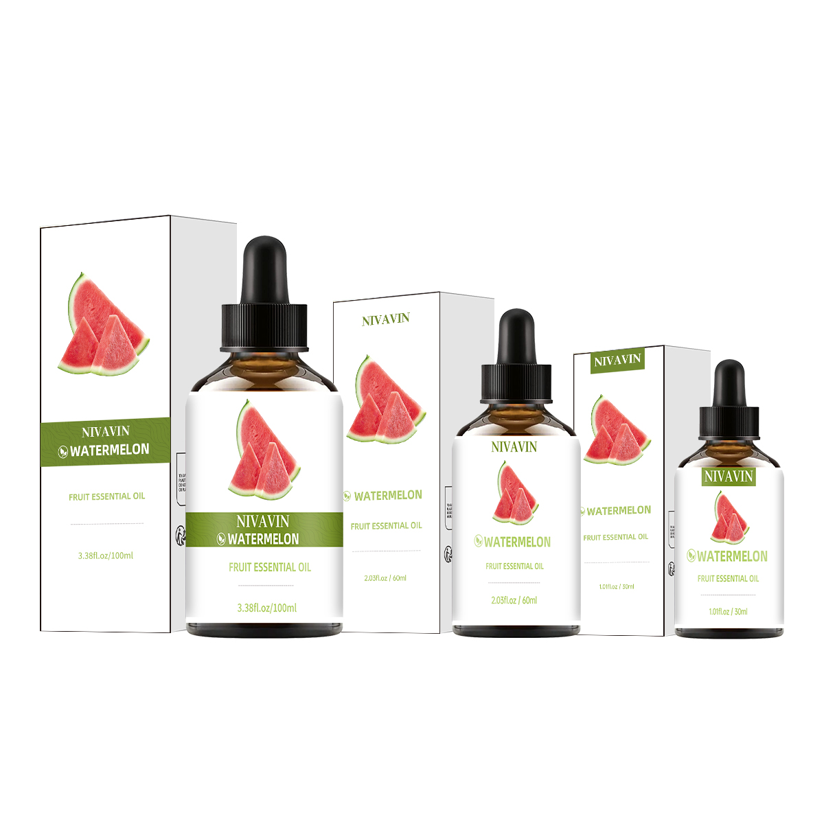 Vanilla Perfume Oil - NIVAVIN 30ml/60ml/100ml Watermelon Essential Oil, naturally