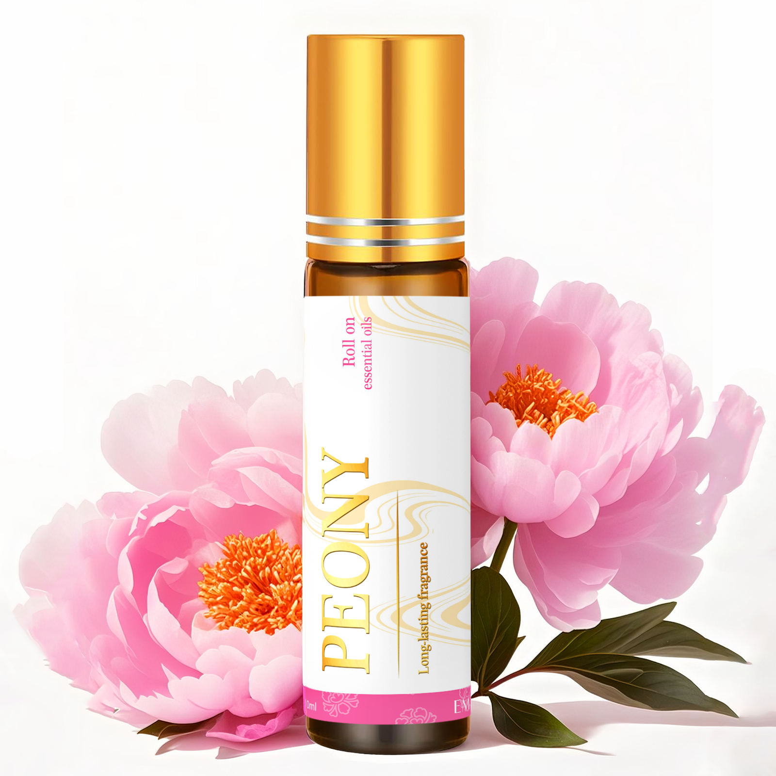 Perfume Floral Fragrance - 10ml Peony Essential Oil Rollerball Perfume