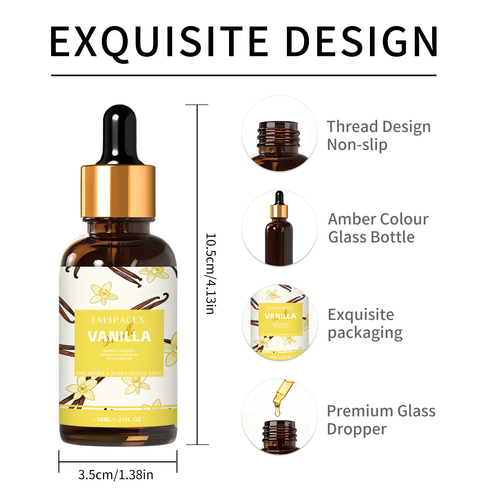 30ml Vanilla Essential Oil Per - Vanilla Perfume Oil recensione e prezzo
