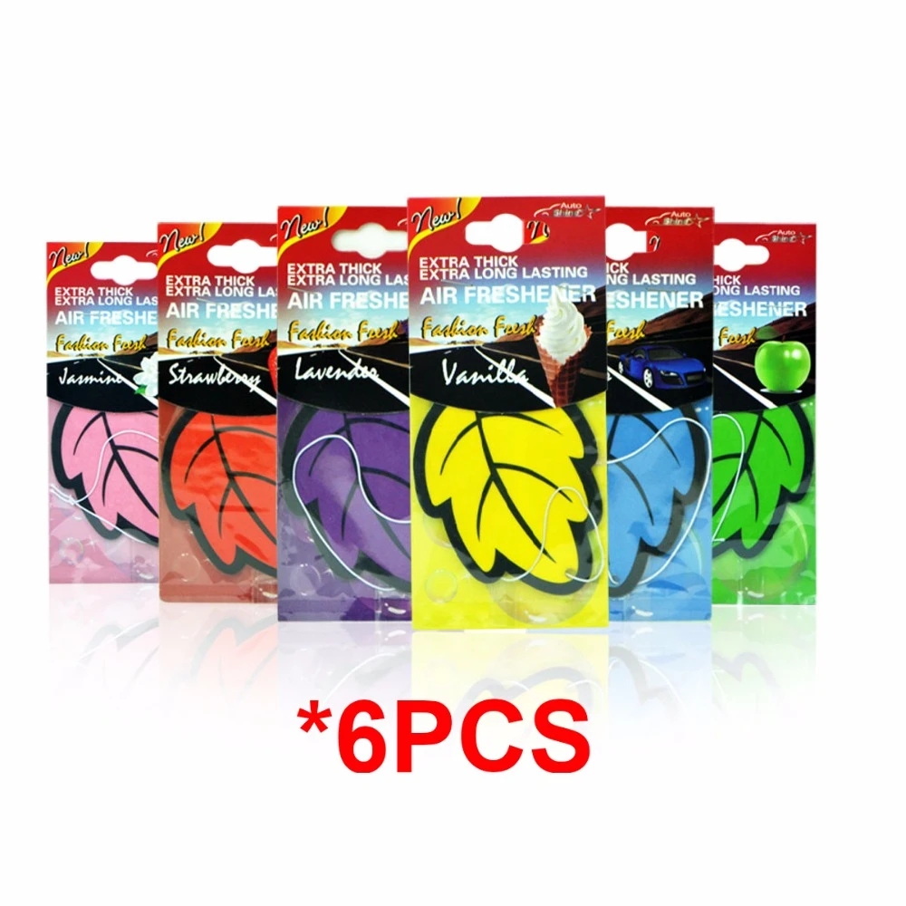 6PCS Car Air Freshener Natural - Vanilla Perfume Oil recensione e prezzo