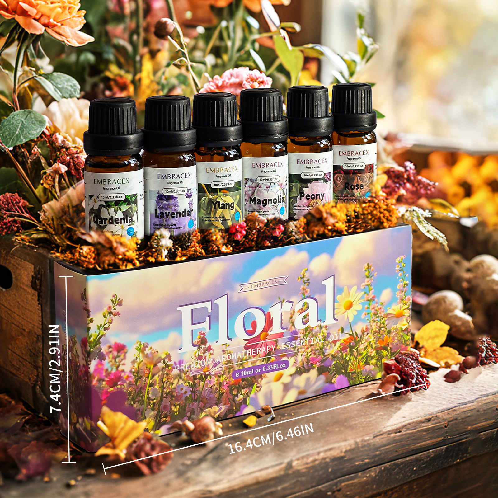 6PC/1Set 10ML Gift Box Floral  - Perfume Lavender Fragrance recensione e prezzo