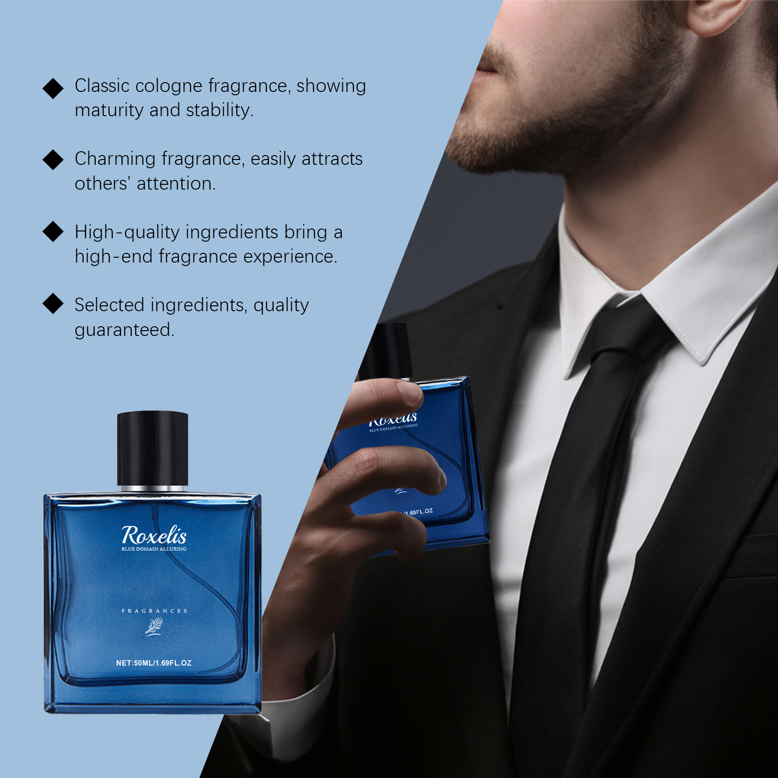 ROXELIS 50ML Blue Domain Luxur - Perfume Fragrance Blue recensione e prezzo