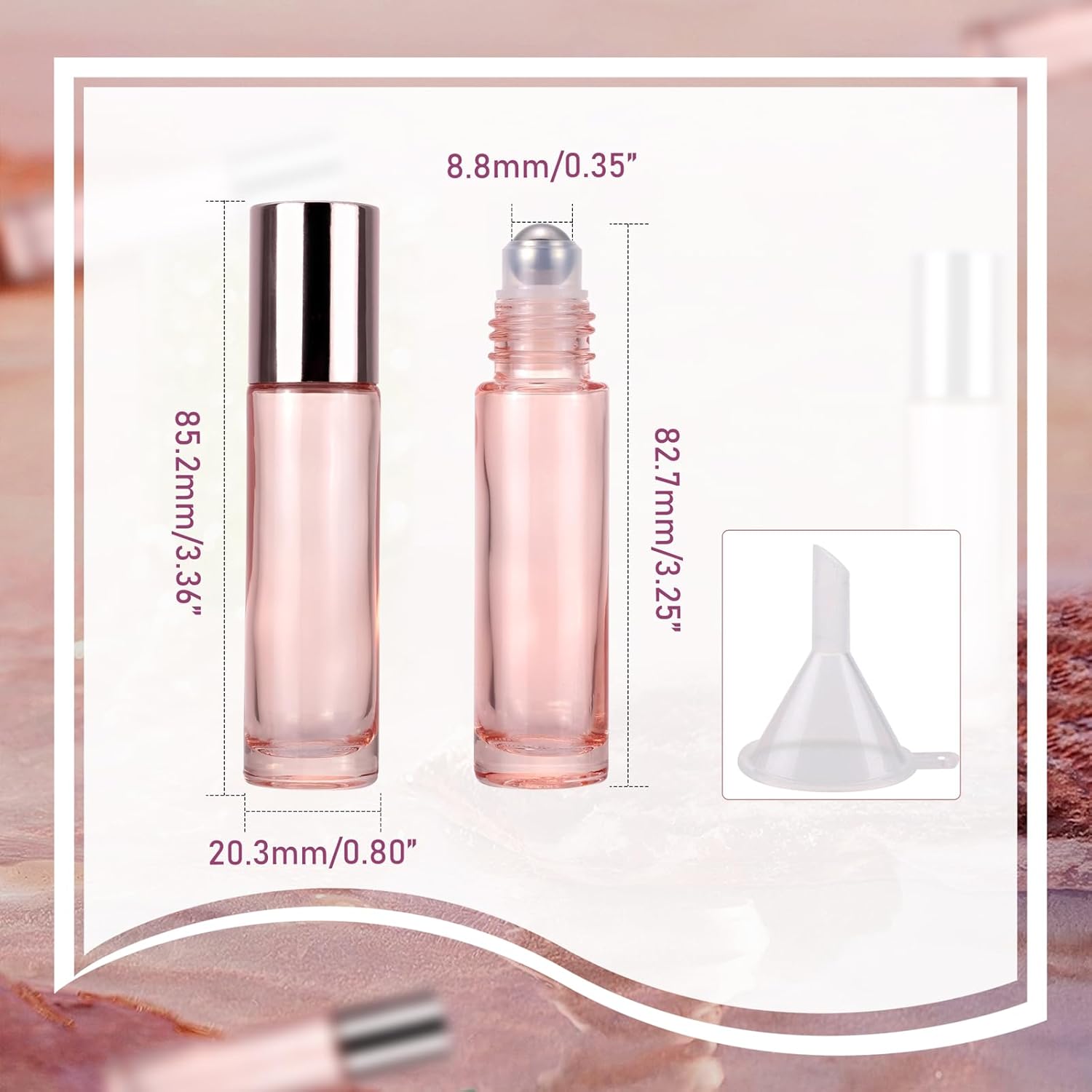 14pcs 10ml Glass Roller Bottle - Perfume Imperium Fragrance World recensione e prezzo
