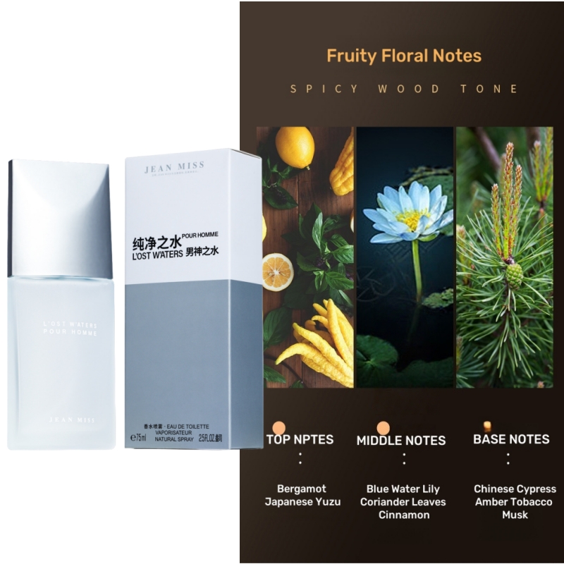 75ml Pure Water Men's Perfume  - Perfume Fragrance Blue recensione e prezzo