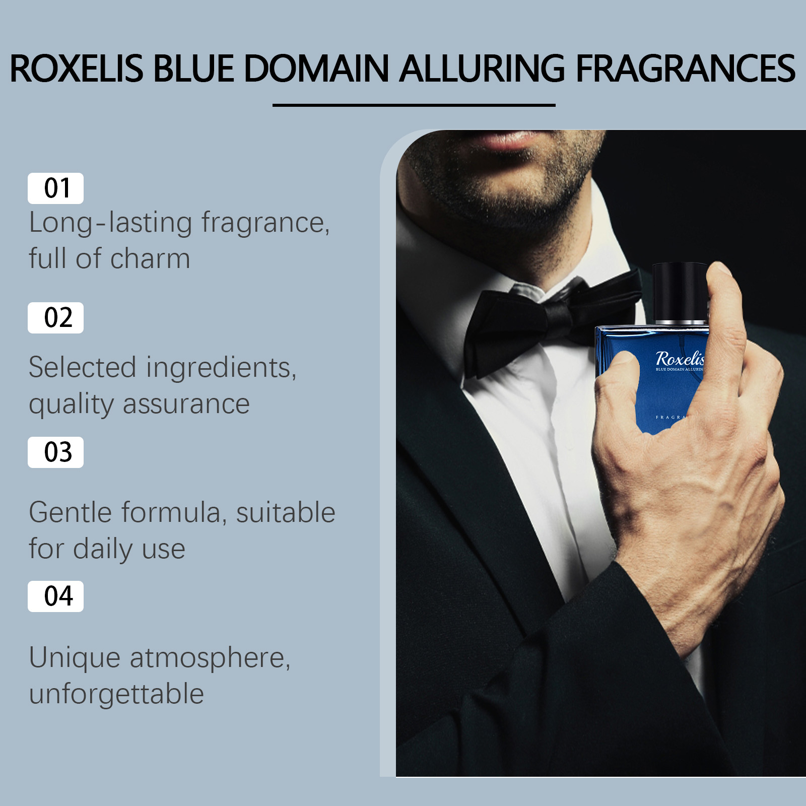 ROXELIS 50ML Blue Domain Allur - Perfume Fragrance Blue recensione e prezzo